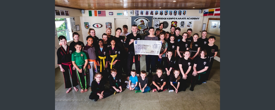 Celbridge Karate Academy ISPCC Photo 10th June 2017
