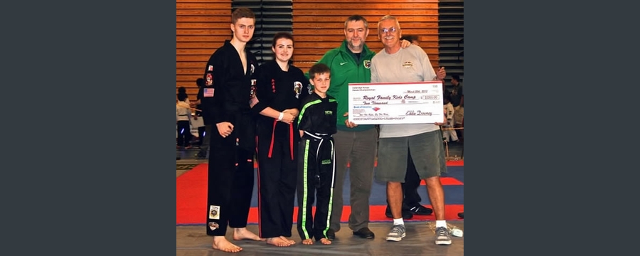 Our 2016 donation to the RFKC Charity which cares for children who suffer abuse and neglect throughout the world.